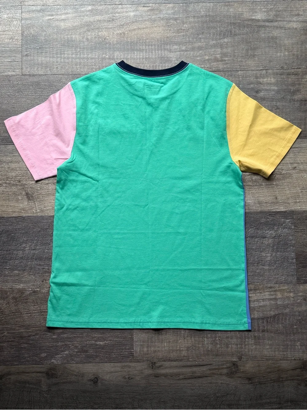 Ralph Lauren Colorblock Pocket Tee - Blue/Yellow/Pink/Green